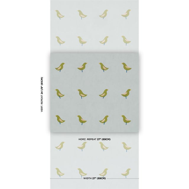 Artist Caroline Z Hurley was inspired by the sounds of the south in spring and summer when she designed Birds Print. Made...