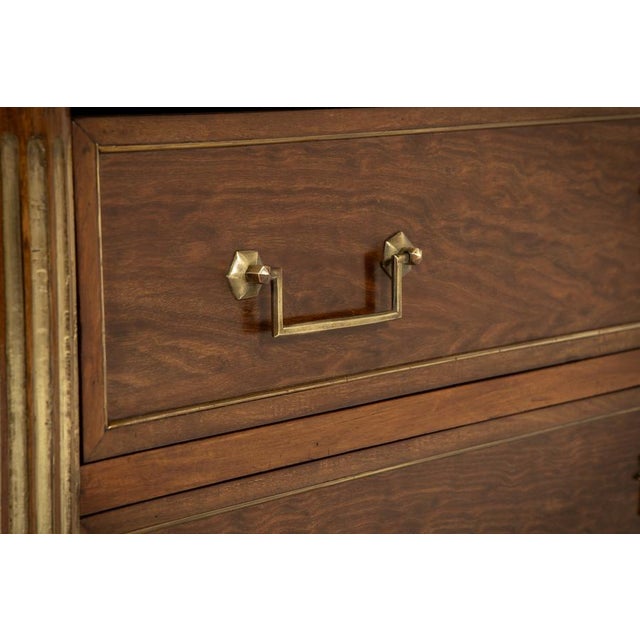 Wood Antique French Mahogany Commode, 1700s For Sale - Image 7 of 11