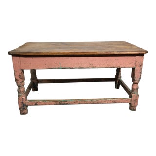 19th Primitive Coffee or Bench For Sale