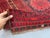 Red Vintage Turkmen Bukhara Wool Rug 6'6" X 9'9" Afghan Ersari Tribal Carpet, Bedroom Rug For Sale - Image 8 of 9