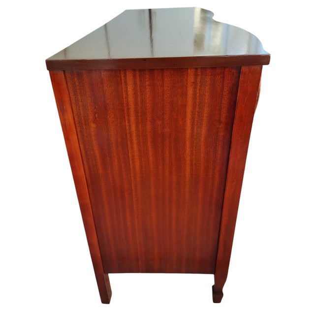 1940s Dixie Furniture Company Vintage 1940s Mahogany Dresser For Sale - Image 5 of 11