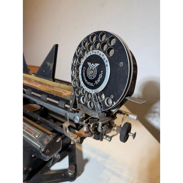 Vintage Continental Rapidus Typewriter For Sale - Image 11 of 13