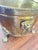Vintage Oval Brass Cachepot W/ Lion Head Handles, Paw Feet and Etched Asian Motif For Sale - Image 18 of 18