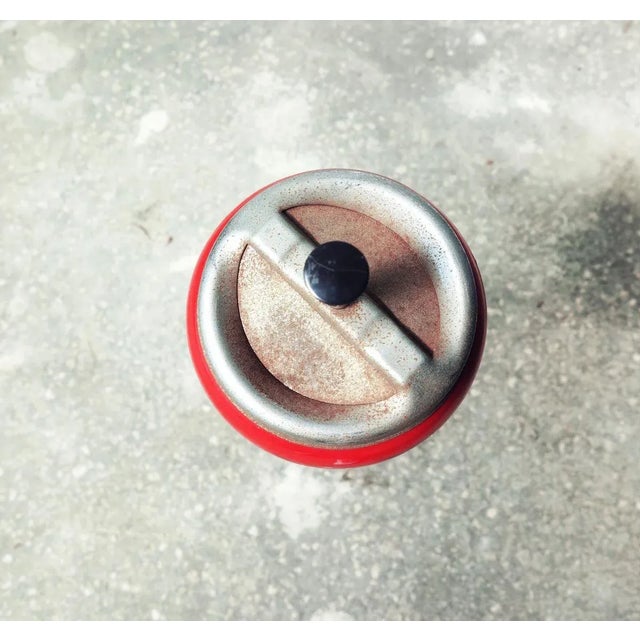 Vintage Red Patented Plastic Ashtray For Sale - Image 4 of 5