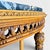 Mid-20th Century Louis XVI Style Demilune Console Table in Bleached Mahogany With Portoro Nero Marble Top For Sale - Image 9 of 11