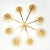 Sputnik Chandelier with Opal Glasses from Kaiser, Germany, 1970s For Sale - Image 10 of 13