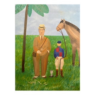 Horacio Sosa Cordero, El Ganador, 1981, Oil on Canvas For Sale