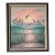 Vintage Impressionist Beach Seascape Sunset Oil Painting, Framed For Sale