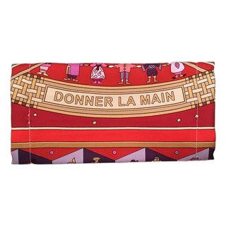 Hermes Vintage Handmade Donner La Main Silk Scarf Surgical Face Mask For Sale