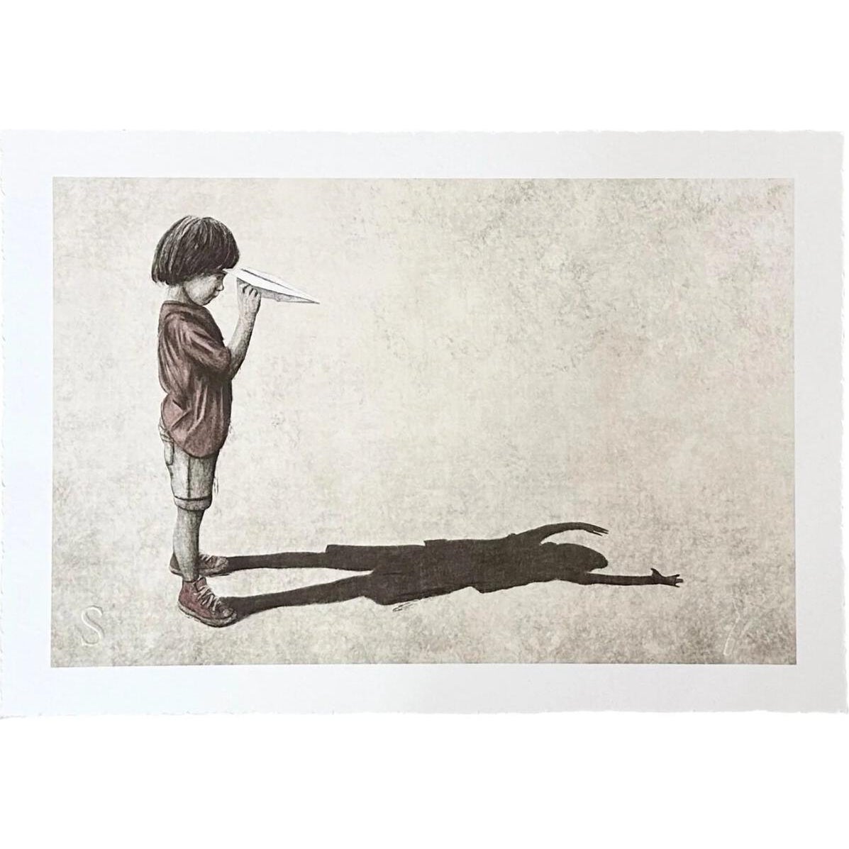 Andrew Scott, Catch (Paper Plane), 2024, Paper | Chairish