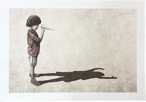 Andrew Scott, Catch (Paper Plane), 2024, Paper