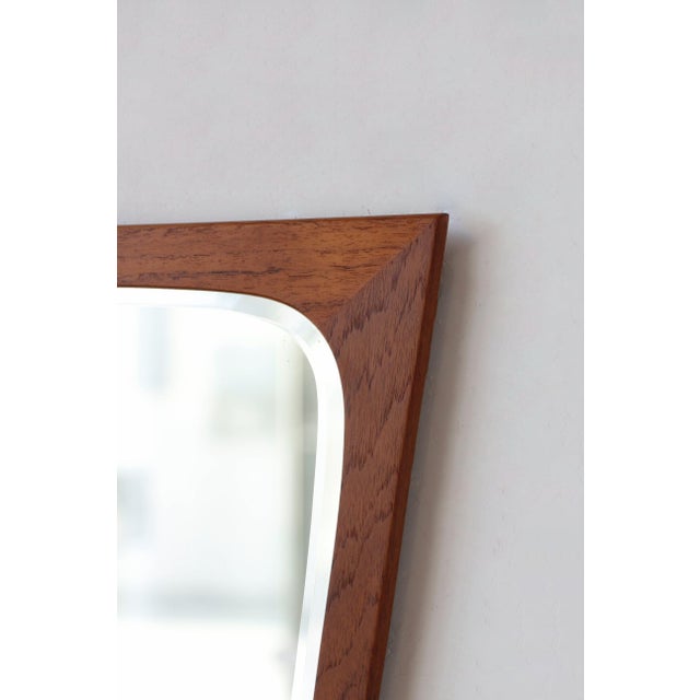 1960s Vintage Mirror in Teak by Aksel Kjersgaard, 1960 For Sale - Image 5 of 9