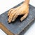 Blue Sculptural Artwork with Book and Mysterious Hand, 1990s For Sale - Image 8 of 14