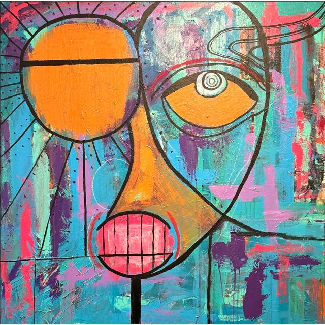 "To the Sun" Original Abstract Painting by Devyn Nicole For Sale