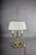 Antique Brass Bouillotte Lamp, Three-Arm Candelabra Form — French, 19th Century For Sale - Image 4 of 13