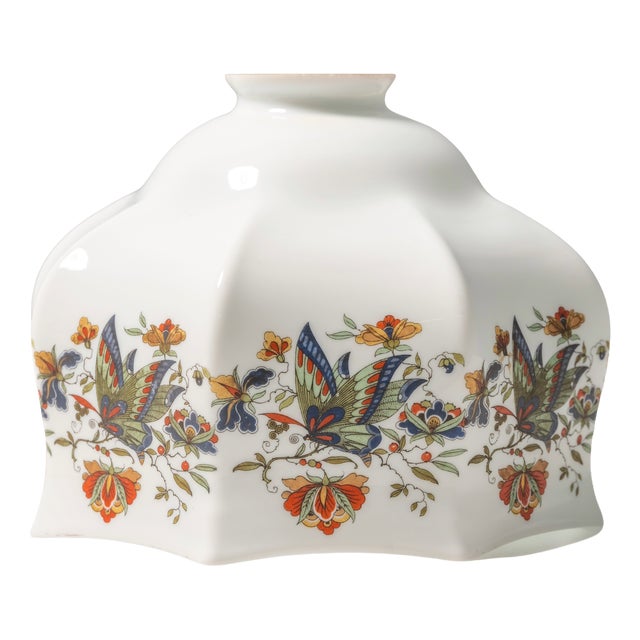 Vintage Glass Pendant Lampshade, 1920s For Sale