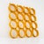 Space age Yellow Plastic Wall or Ceiling Panels Switzerland 1970s high quality cast plastic yellow panels in circulars...