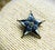1910s Antique Petite French Enamel Star Pin For Sale - Image 5 of 9