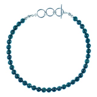 Ajd Expandable Emerald Matrix Necklace (16.6-18 In) For Sale