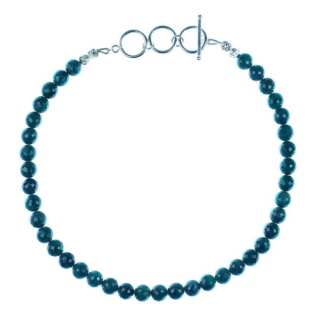 Ajd Expandable Emerald Matrix Necklace (16.6-18 In) For Sale