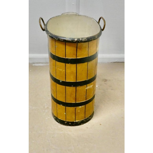 Mid 19th Century Victorian Painted Toleware Footbath, 1850s For Sale - Image 5 of 6