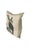 Textile Vintage Linen Toucan & Snail Cushion With Striped Border For Sale - Image 7 of 12
