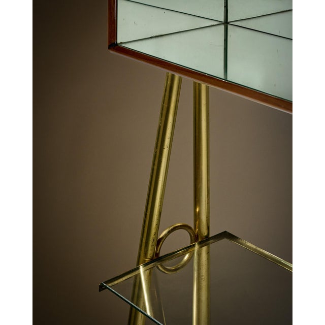 Italian Mid-Century Bar Cabinet in the Manner of Gio Ponti For Sale - Image 9 of 9