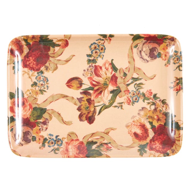 2020s English Garden Trays, Set of 3 For Sale - Image 5 of 6