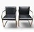 1970s Set of 4 Mies Van Der Rohe Brno Tubular Chairs for Knoll — Chrome & Leather For Sale - Image 5 of 13