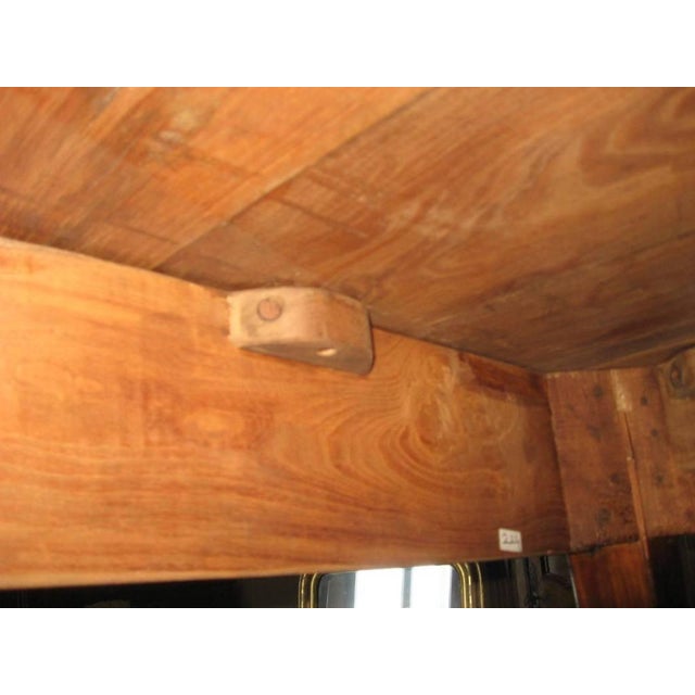 Antique Rectangular Table in Elm, Italy, Early 19th Century For Sale - Image 5 of 13