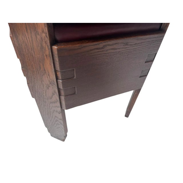 Vintage Art Deco Amsterdam School Side Chairs, 1920s, Set of 2 For Sale - Image 4 of 11