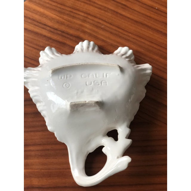 1950s Whittier Potteries Curly Leaf Catchall Dish For Sale In Houston - Image 6 of 7