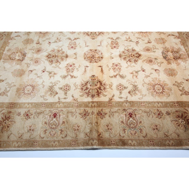 Tribal HandMade Turkish Oushak New Product Wool Rug -6' 7'' X 7' 6'' For Sale - Image 3 of 12