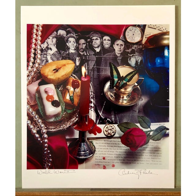 Drawing/Sketching Materials Audrey Flack, Pop Art Vintage Color Photograph Dye Transfer Print Audrey Flack Judaica Photo, 1984 For Sale - Image 7 of 11