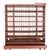 1930s French Mail Sorting Desk with rolling top element! Imagine this in your kitchen. A red painted all metal industrial...