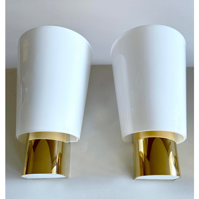 Vintage Glass Sconces from Limburg, Set of 2 For Sale - Image 11 of 14