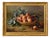 Gustave Émile Couder, Still Life with Fruit, Peaches and Plums, Oil on Canvas, 1894, Framed For Sale