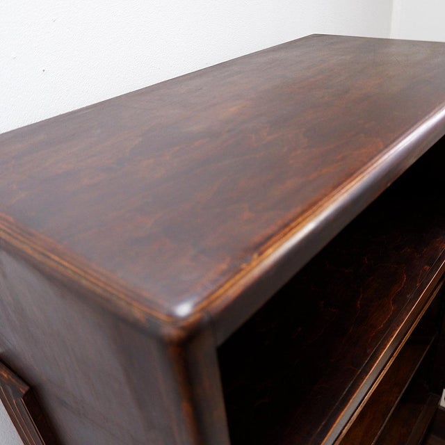 Wood Vintage Art Deco Oak Cabinet, 1930s For Sale - Image 7 of 16