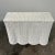 Art Deco Natural Rattan Scalloped Skirt Table For Sale - Image 3 of 10