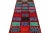 1950s Vintage Moroccan Runner Rug in Red With Geometric Patterns, From Rug & Kilim For Sale - Image 5 of 7