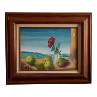 Vintage Still Life Oil Painting For Sale