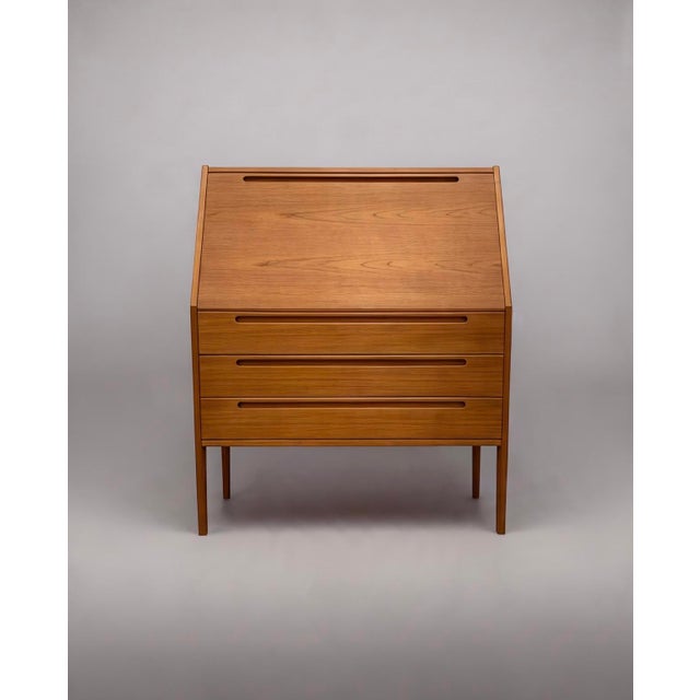 Model No. 63 Teak Wood Secretary by Kai Kristiansen for Tørring Møbelfabrik and HJN Møbler, Denmark, 1960s For Sale - Image 18 of 18