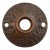 Bronze 2 In. Floral Antique Door Rosette For Sale