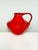 Mid-Century Modern Handcrafted Red Studio Ceramic Jug Vase by Elly & Wilhelm Kuch, Germany, 1960s For Sale - Image 3 of 11