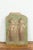 Asian Thai Carved Stone Green Painted Temple Wall Plaque Depicting Ceremonial Dancers For Sale - Image 3 of 9