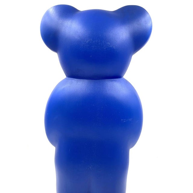 Blue Bear large floor / table lamp designed by Heinz Klein, Lumibär, Elmar Flötotto, Germany 1990 Plastic H 58 cm - 28 x...
