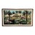 Janet Kruskamp Original Oil Painting Framed Signed Garden Scene 35" For Sale