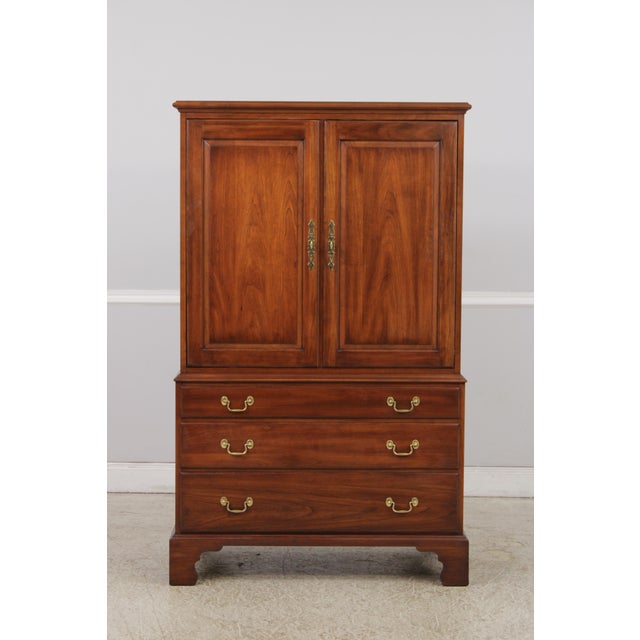 Age: C.1992 Details: Model 171 Bracket Feet Dovetailed Drawer Construction High Quality Construction Raised Panel Doors...