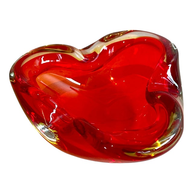 Bowl in Murano Glass by Flavio Poli, 1950s For Sale
