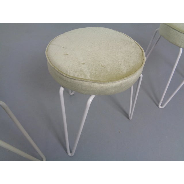 Mid-Century Hairpin Stools, 1960s, Set of 4 For Sale - Image 10 of 15